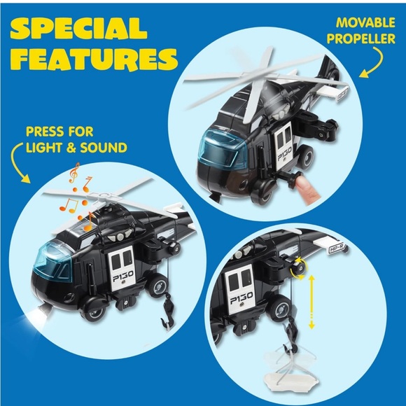 Friction Powered Emergency Vehicleπππwith Lightsπ¨&Soundsπ - Picture 6 of 8